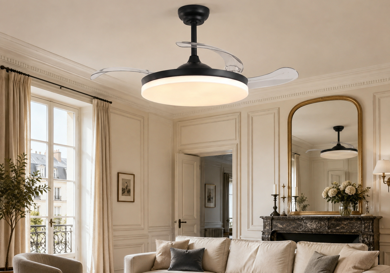 Retractable Blade Ceiling Fan vs Regular Ceiling Fan: Which Is Better?