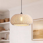 Suspension en coton tissé rustique bohème Ø48cm