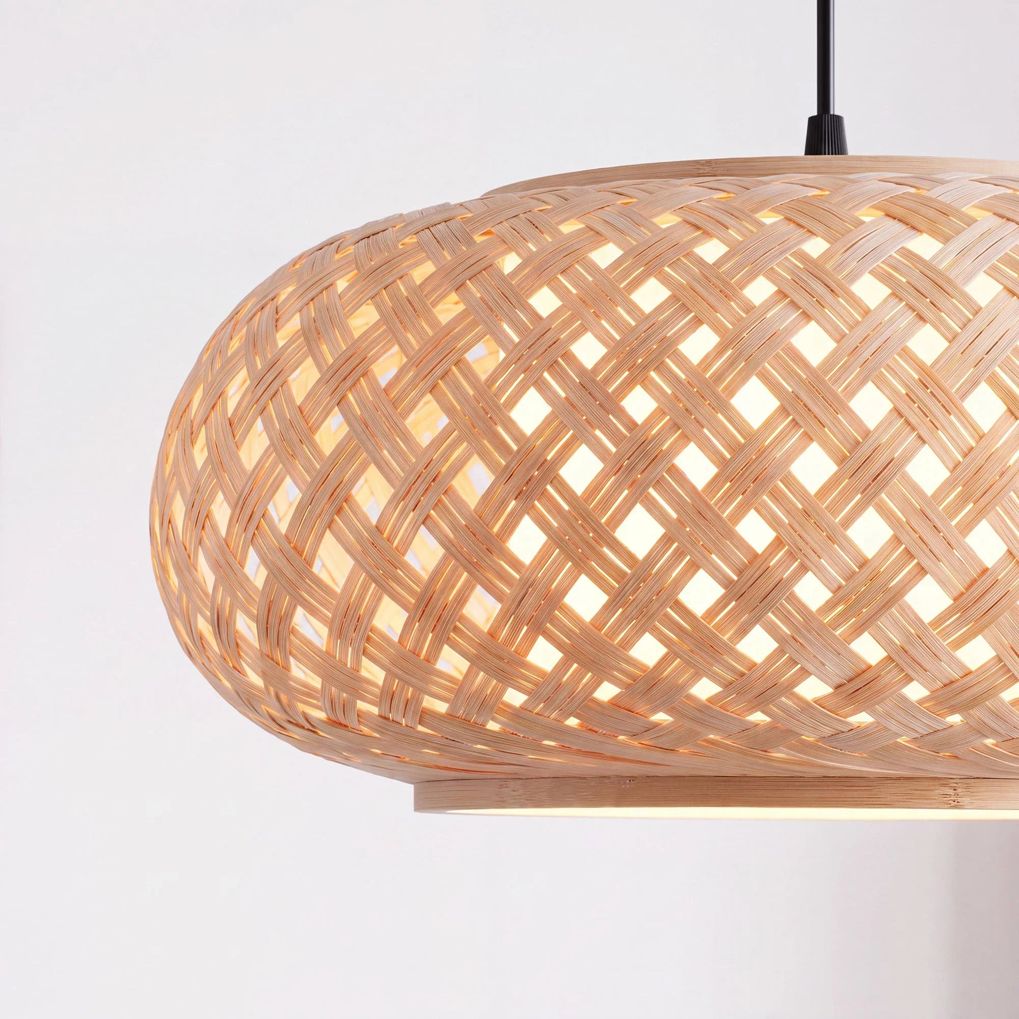 Suspension en bambou scandinave Ø40 cm