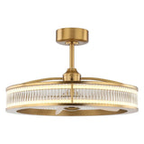 LUCENT Ceiling Fan Ø74 cm with LED Light and Hidden Blades