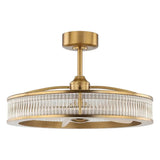 LUCENT Ceiling Fan Ø74 cm with LED Light and Hidden Blades