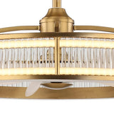 LUCENT Ceiling Fan Ø74 cm with LED Light and Hidden Blades