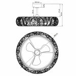 CORDOBA Ceiling Fan Ø89 cm with LED Light and Hidden Blades