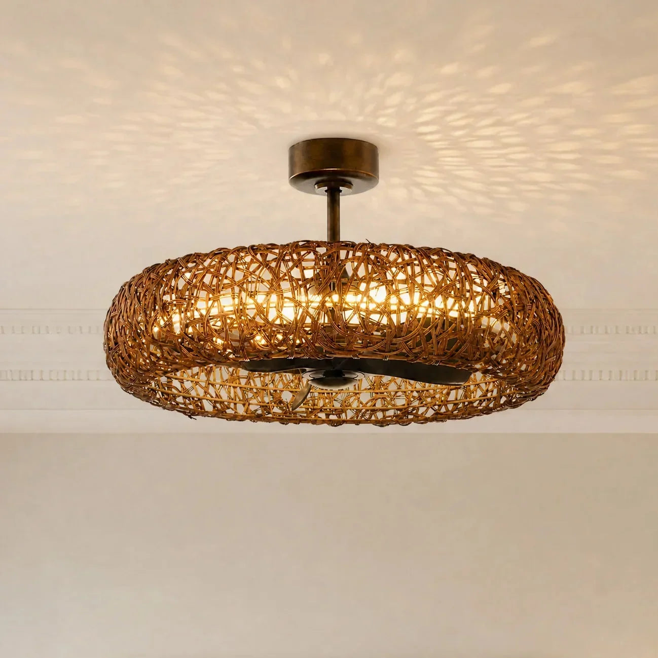 CORDOBA Ceiling Fan Ø89 cm with LED Light and Hidden Blades