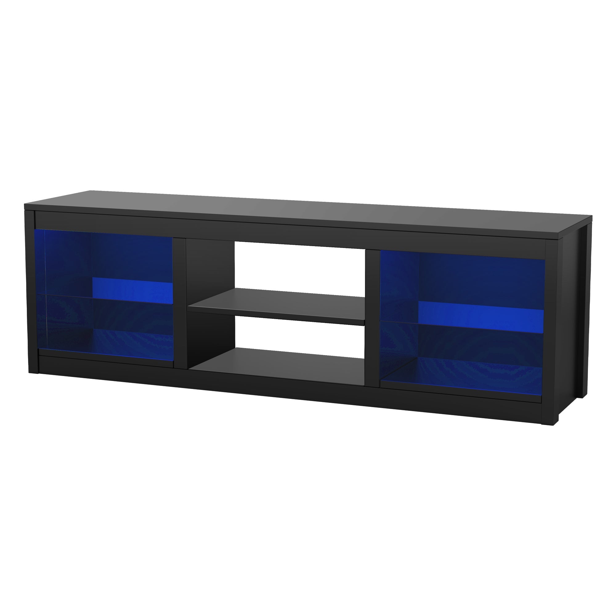 Meuble TV Aruna noir 168 cm/66