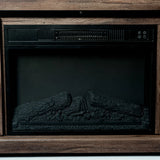 Brimley 173cm Farmhouse Brown TV Stand with 61cm Electric Fireplace Inset