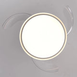Ventilateur de plafond Serena à moteur DC ultra-silencieux Ø100 cm avec 3 pales rétractables et éclairage LED