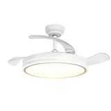 Ventilateur de plafond Serena à moteur DC ultra-silencieux Ø100 cm avec 3 pales rétractables et éclairage LED