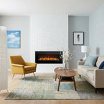 Cheminée électrique encastrable Celsio 106 cm 42" avec 13 couleurs de flammes, montage mural, 750/1500 W