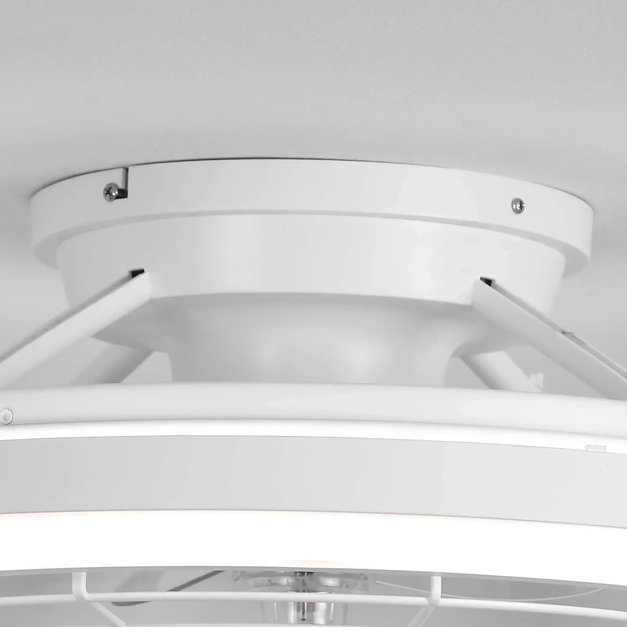 Ventilateur de plafond silencieux Hogas Ø50 cm avec lumière LED