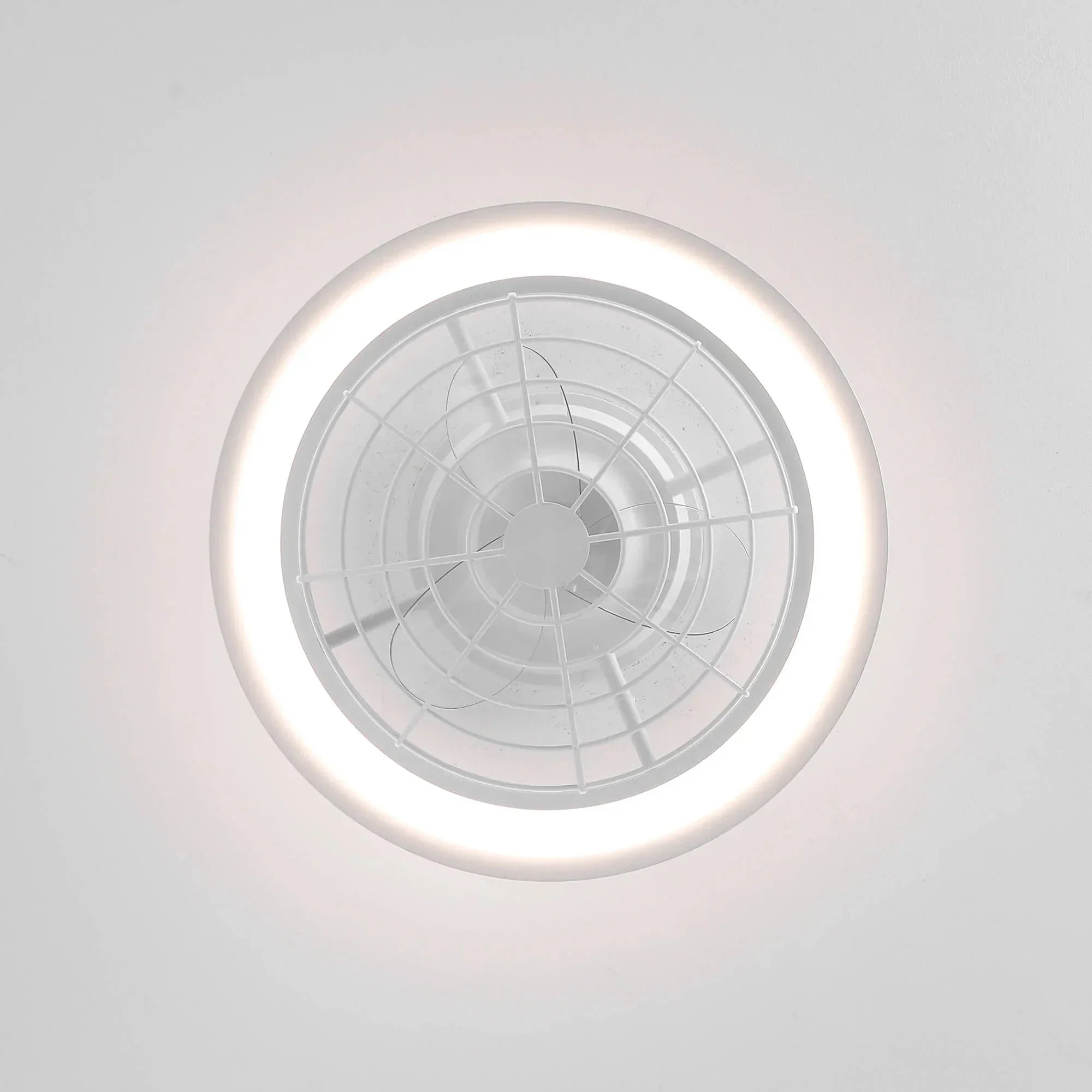 Ventilateur de plafond silencieux Hogas Ø50 cm avec lumière LED