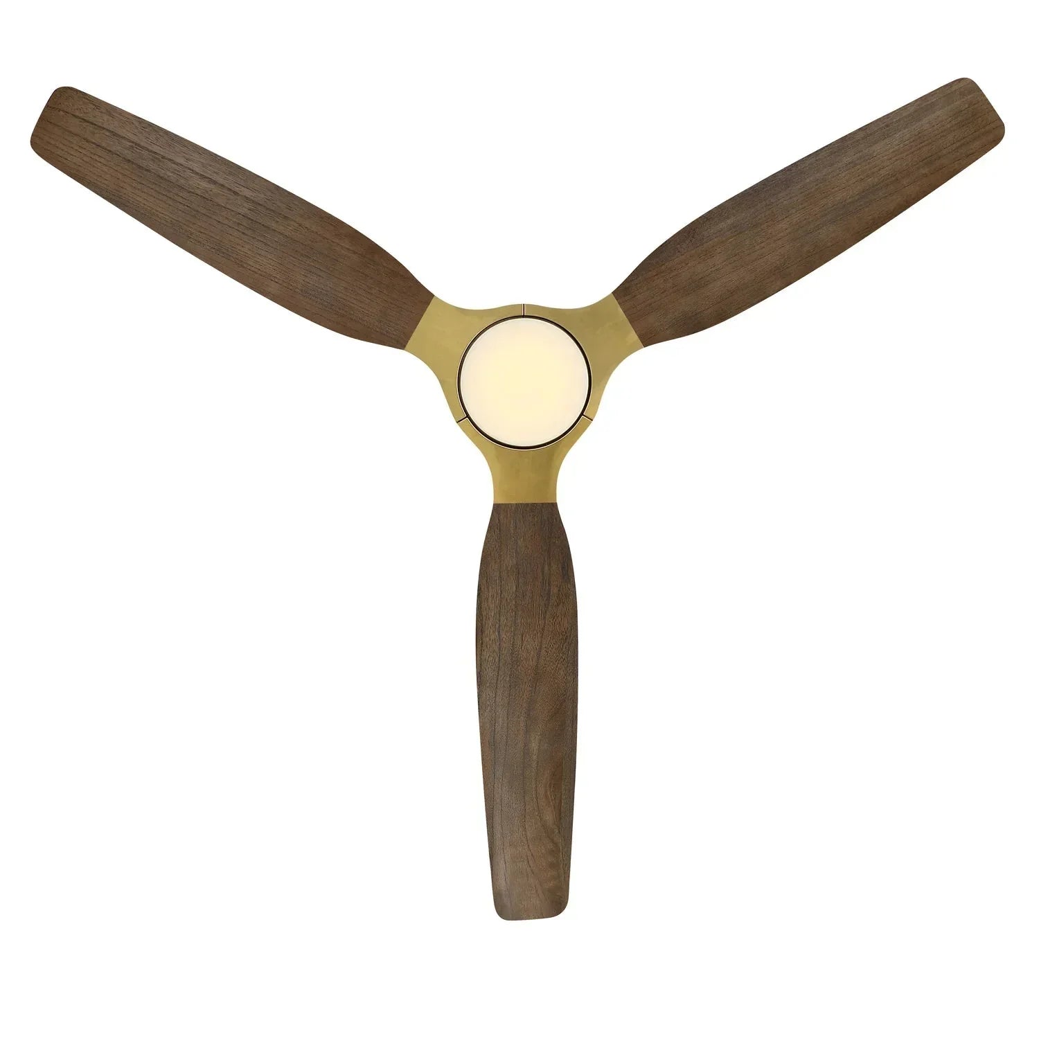Ventilateur de plafond Louise Soft Brass Ø142 cm avec pales en bois massif 100 %