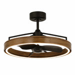 BEXLEY Ceiling Fan Ø69 cm with LED Light and Hidden Blades
