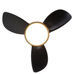 Ventilateur de plafond silencieux Colla Ø76 cm avec éclairage LED