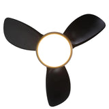 Ventilateur de plafond silencieux Colla Ø76 cm avec éclairage LED