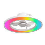 Ventilateur de plafond silencieux Lumora 50 cm avec lumière LED et éclairage d'ambiance RGB