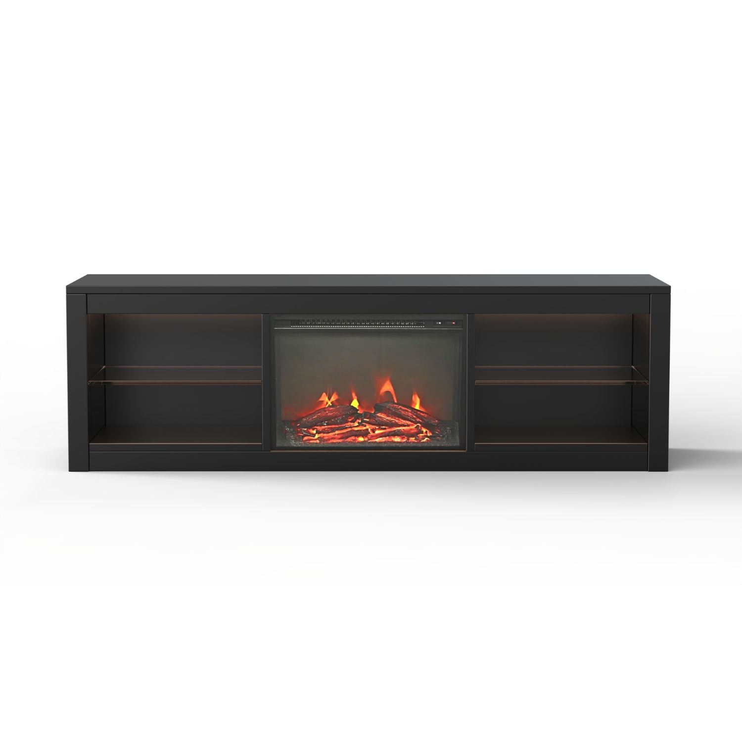 Meuble TV Aruna noir 168 cm/66
