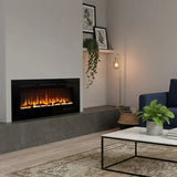 Cheminée électrique murale Celsio 127 cm 50" cheminée électrique encastrable avec 13 couleurs de flammes 750/1500W
