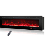 183 cm 72" Celsio feu électrique encastré intégré Hole in the Wall avec 13 couleurs de flamme 750W/1500W