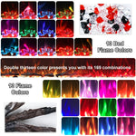 183 cm 72" Celsio feu électrique encastré intégré Hole in the Wall avec 13 couleurs de flamme 750W/1500W