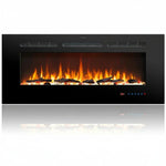 Feu électrique encastrable Celsio de 152 cm 60" à encastrer dans le mur avec 13 couleurs de flammes
