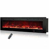 183 cm 72" Celsio feu électrique encastré intégré Hole in the Wall avec 13 couleurs de flamme 750W/1500W