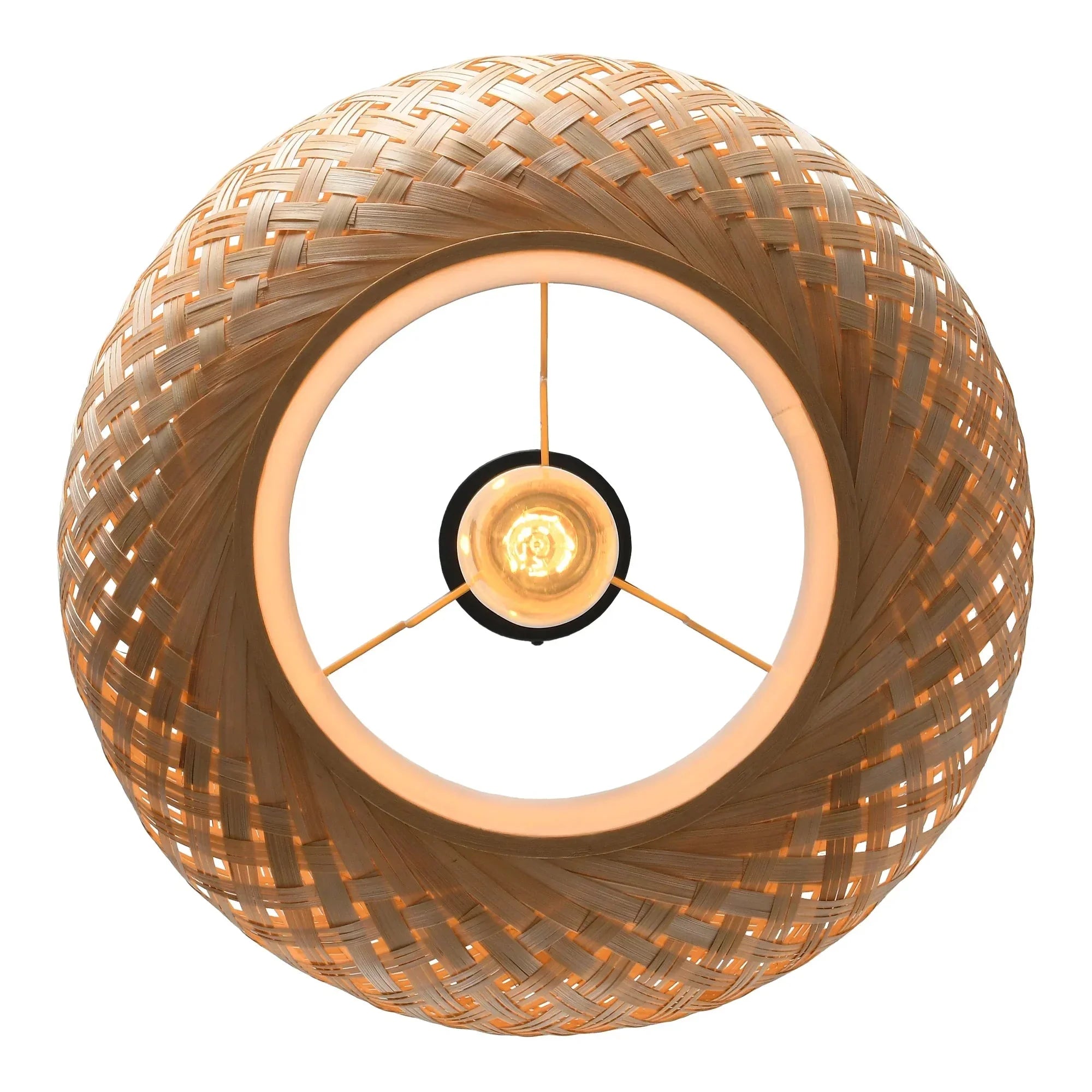 Suspension en bambou scandinave Ø40 cm