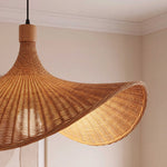 Suspension en bambou organique Wabi-Sabi Ø52 cm
