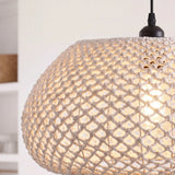 Suspension en coton tissé rustique bohème Ø48cm